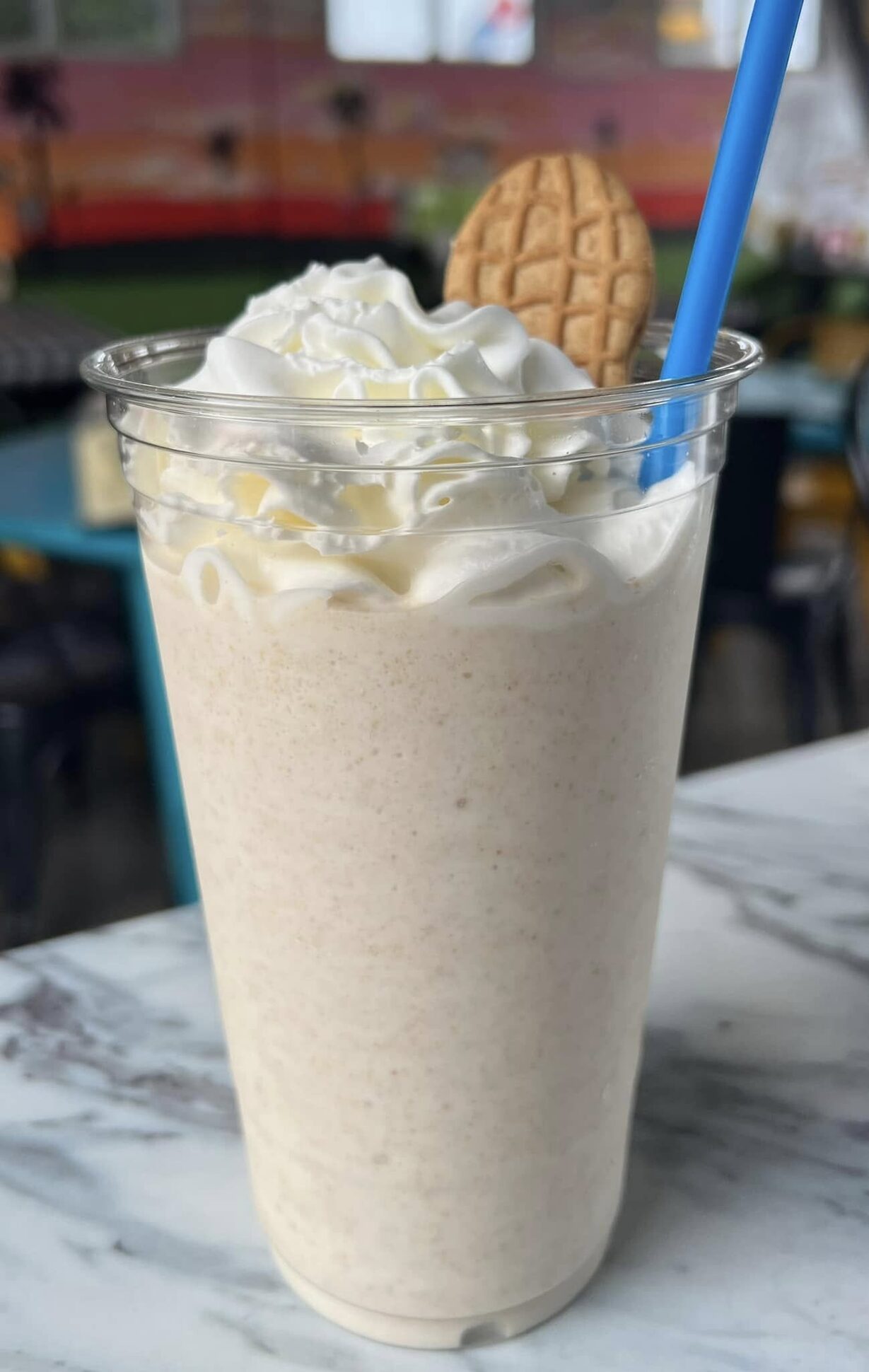 Peanut butter cookie milkshake