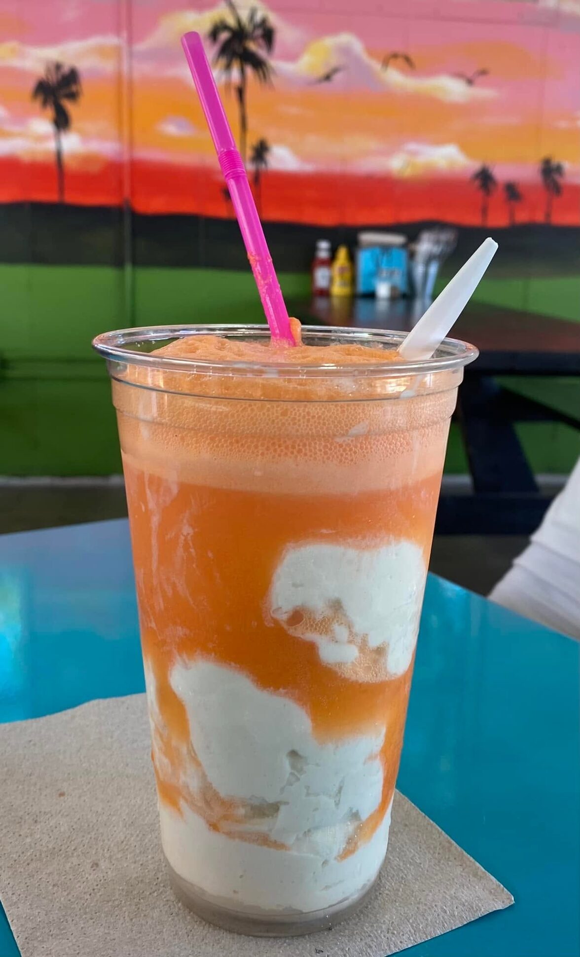 Orange cream float